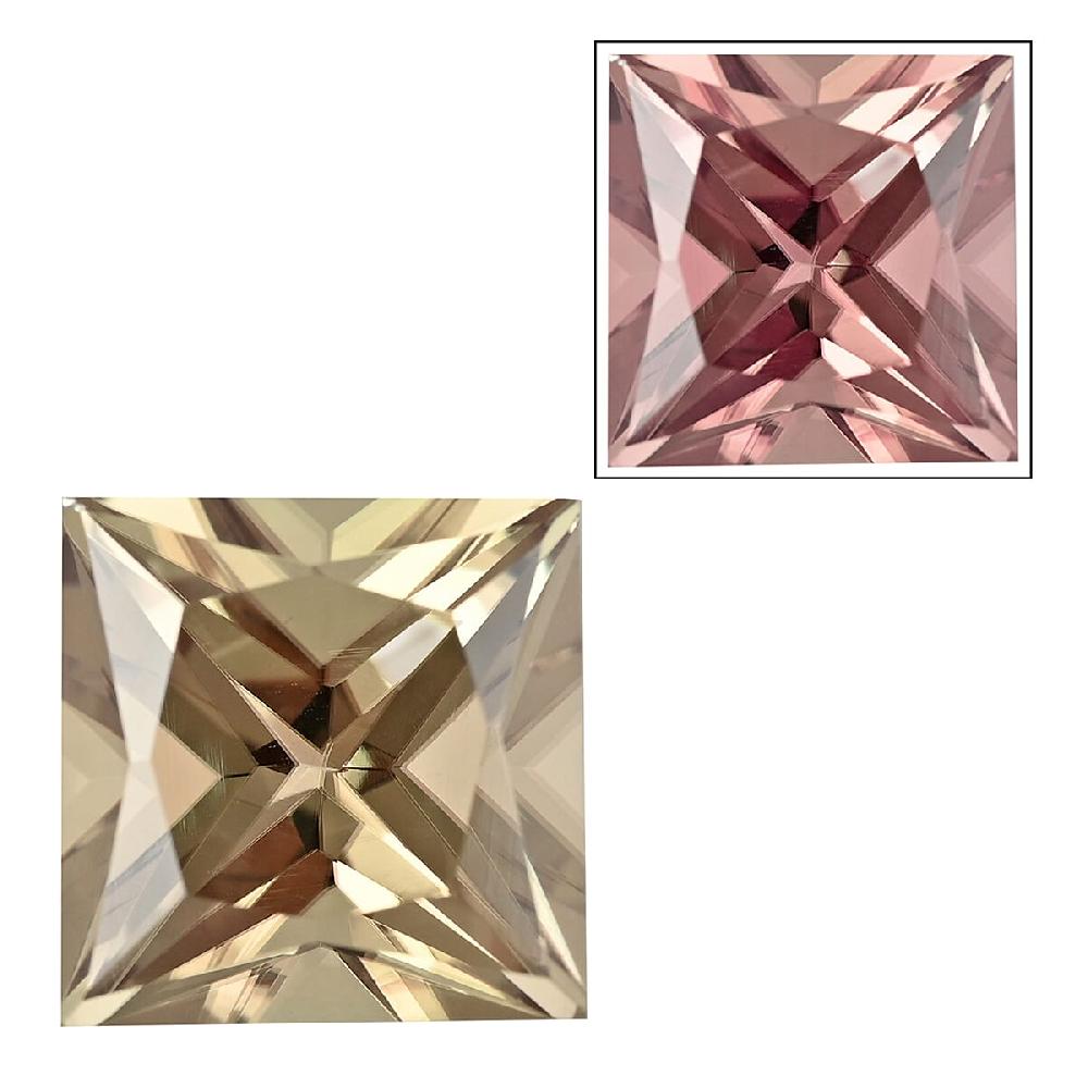 Certified & Appraised Princess Cut AAAA Turkizite (Square Free Size) 4.00 ctw