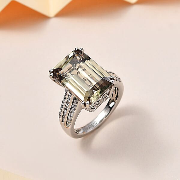 Certified & Appraised Rhapsody AAAA Turkizite And E-F VS2 Diamond 10.65 Ctw Ring In 950 Platinum 8.60 Grams