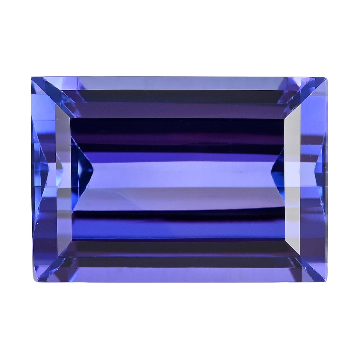 Certified Flawless AAAA VIVID Tanzanite (OCTAGON Free Size) 5.50 ctw