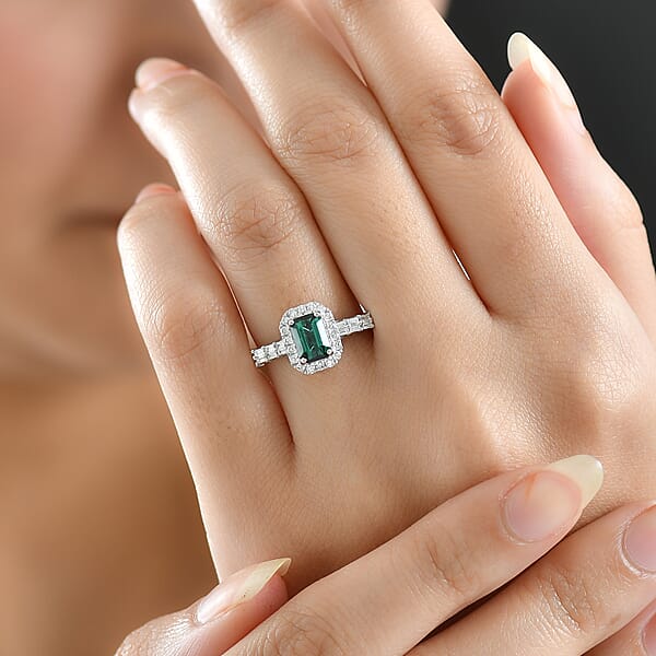 Certified Rhapsody AAAA Pirineu Lagoon Tourmaline Diamond Ring In 950 Platinum 1.45 Ctw