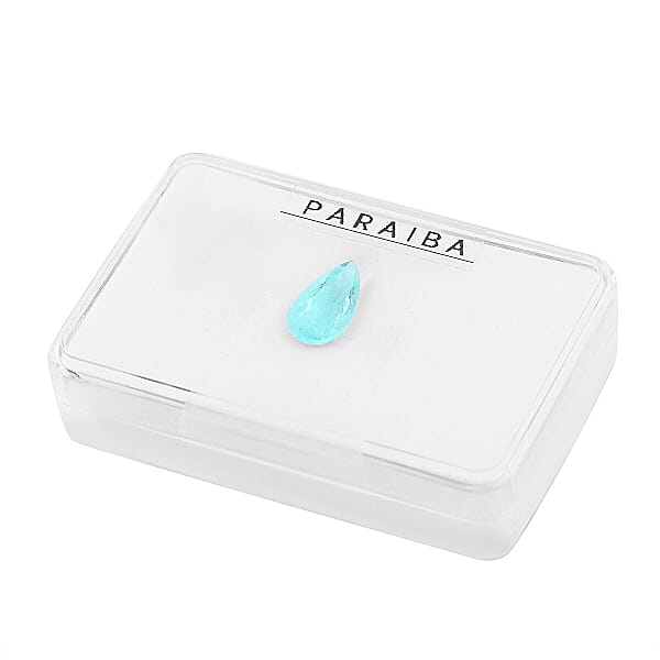 Chairman Vault Collection Certified & Appraised AAAA Paraiba Tourmaline (Pear Free Size) 2.99 Ctw