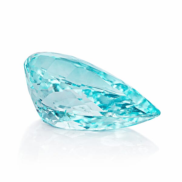 Chairman Vault Collection Certified & Appraised AAAA Paraiba Tourmaline (Pear Free Size) 2.17 Ctw