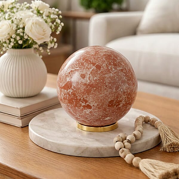 Cipolin Dark Orange Sphere (Ball) -Small 748ctw