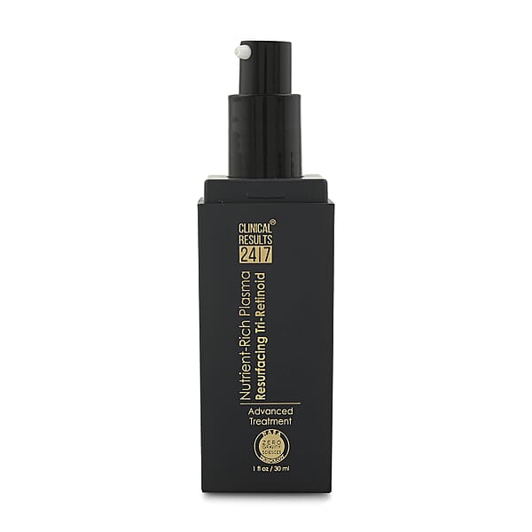 Clinical Results 24/7 Nutrient-Rich Plasma Resurfacing Tri-Retinoid Advanced Treatment (1oz) Made In US