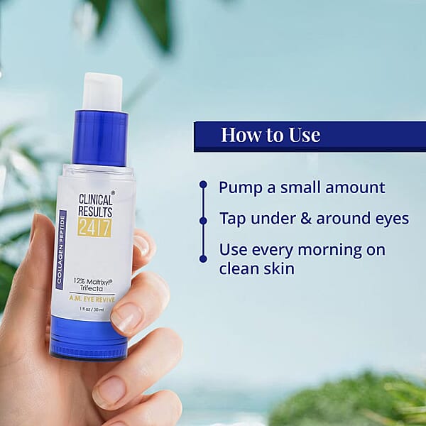 Clinical Results Collagen Peptide Matrixyl Trifecta A.M. Eye Revive (1oz) (Ships In 5-7 Days)