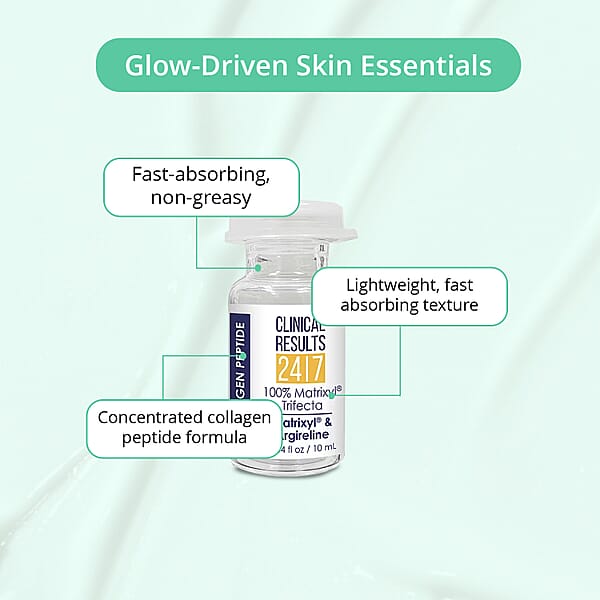 Clinical Results Matrixyl 100% Trifecta Matrixyl & Argireline Micro Needling Ampoules Kit (Ships In 5-7 Days)