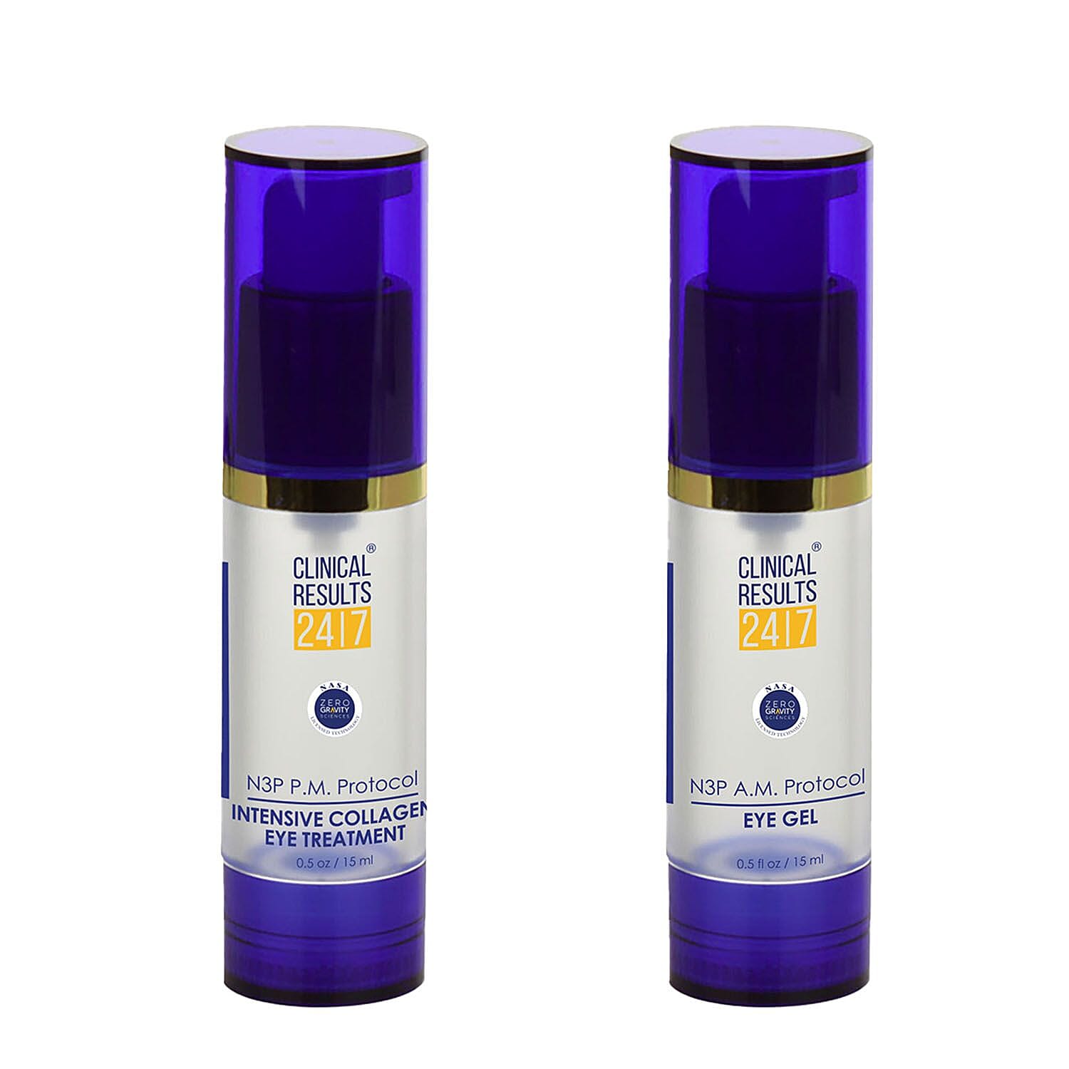 Clinical Results N3P Protocol AM Eye Gel & Intensive Collagen Eye Duo (Made In USA) (Ships in 5-7 Business Days)