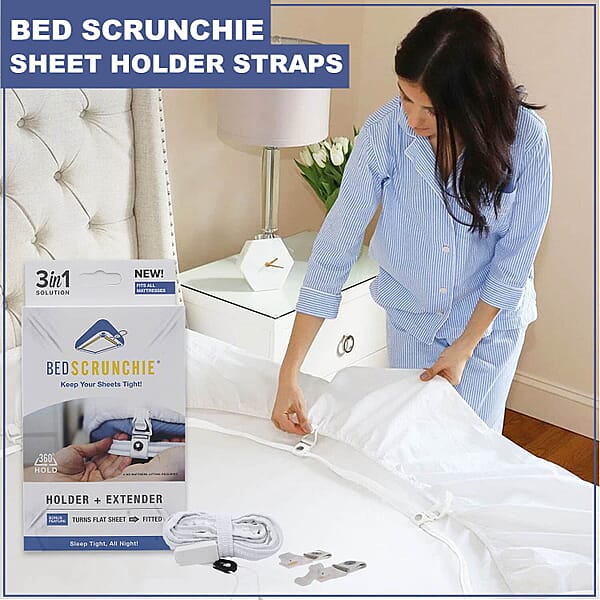 Closeout Bed Scrunchie Sheet Holder Straps Bed Sheet Holder Straps Sheet Corner Holders 360 Degree Bed Sheet Tightener Ideal For All Mattress Sizes