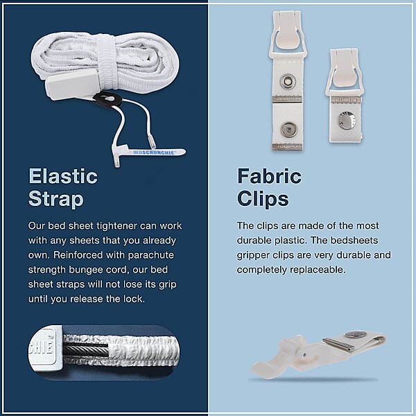 Closeout Bed Scrunchie Sheet Holder Straps Bed Sheet Holder Straps Sheet Corner Holders 360 Degree Bed Sheet Tightener Ideal For All Mattress Sizes