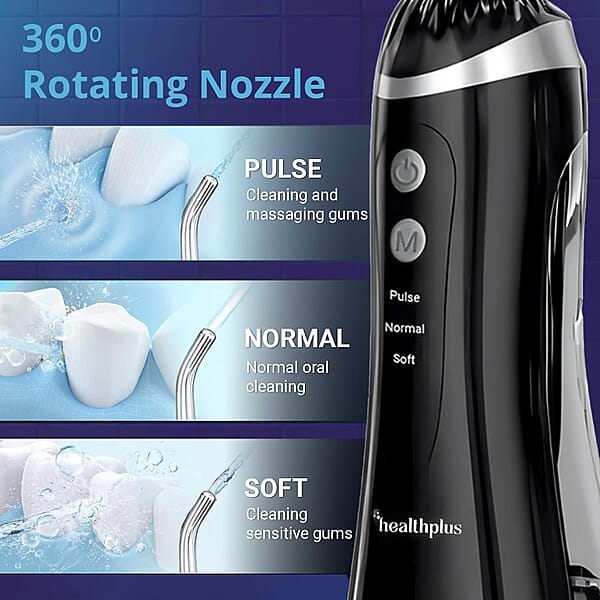 Closeout Electric Toothbrush And Water Flosser - Black