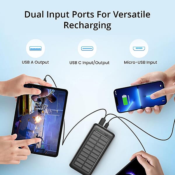 Closeout JIGA 30000 MAh Power Bank With Flashlight