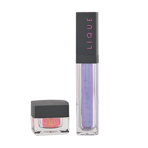 Closeout Lique Set Of 2 Lipstick & Highlighter
