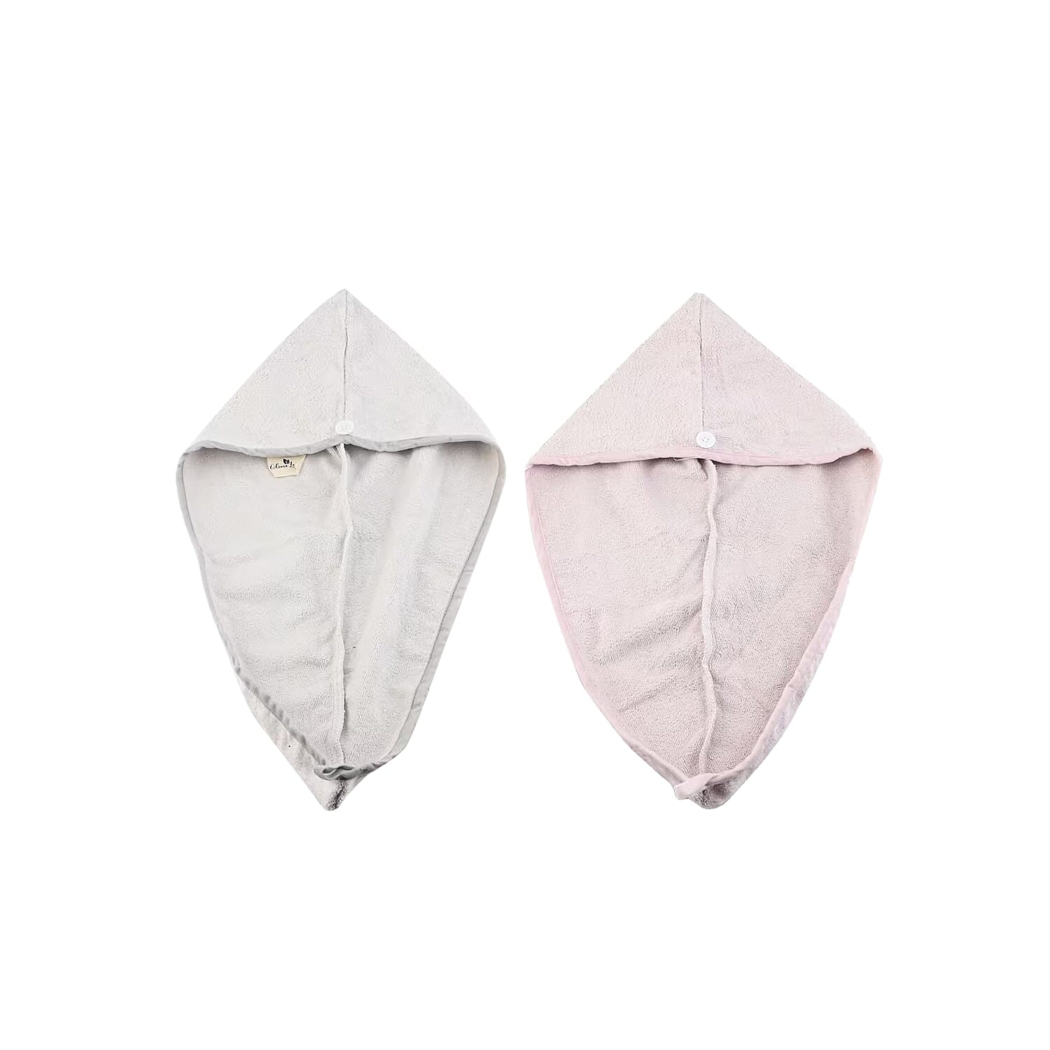 Closeout OliviaLayne 2 Pack Gray & Mauve Head Wrap Set