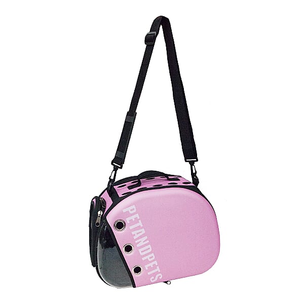 Closeout Petique Pet Carrier Bag With Adjustable Shoulder Strap - Pink