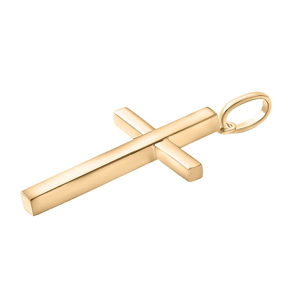 Cross Pendant Without Chain In 10K Yellow Gold 0.75 Grams