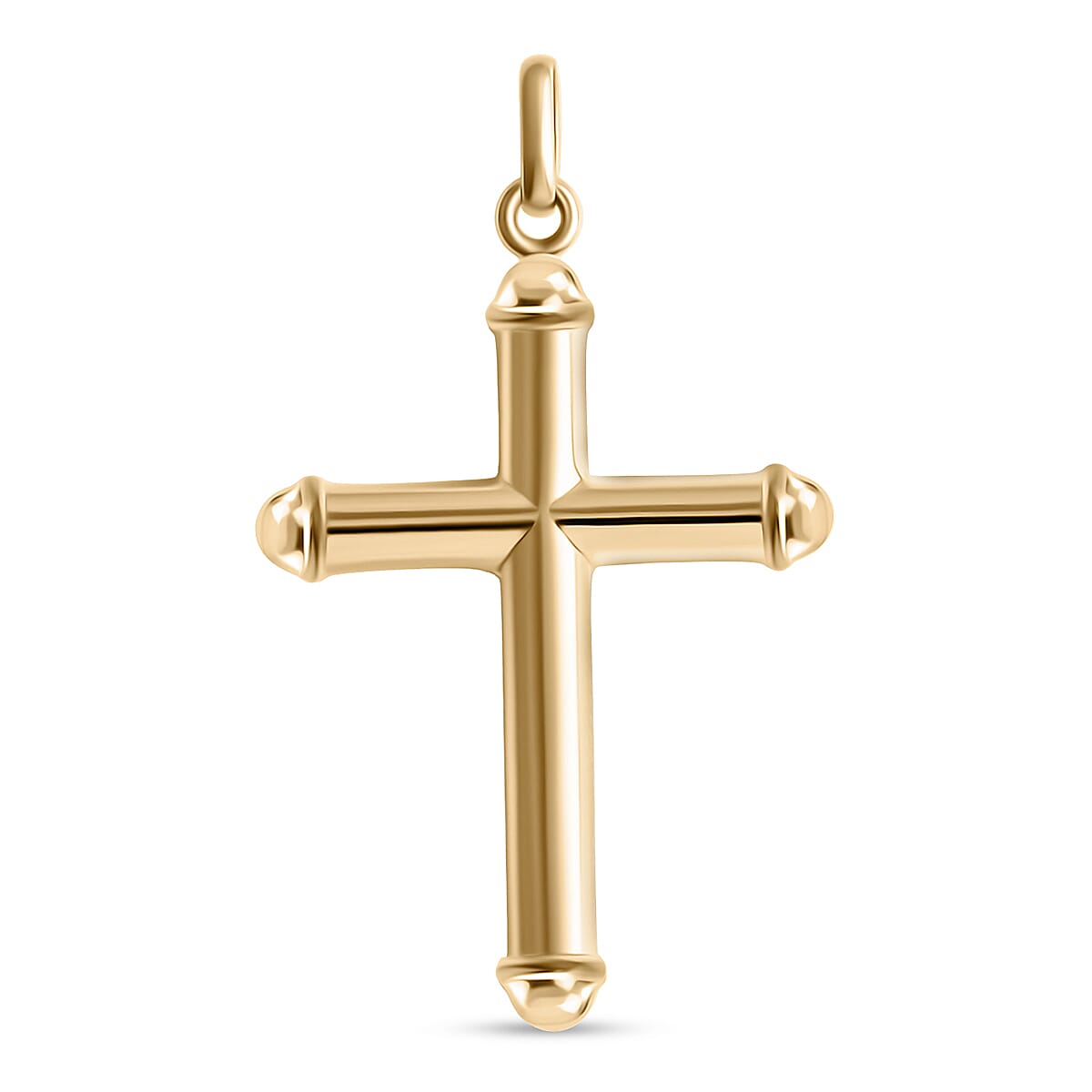 Cross Pendant without Chain in 10K Yellow Gold 1.35 Grams