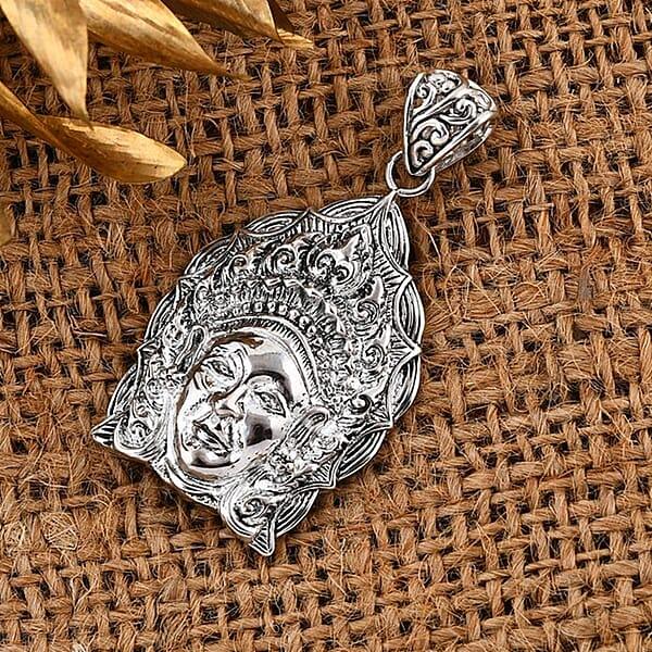 D'Joy Bali Goddess Sterling Silver Princess Pendant Without Chain 9.90 Grams