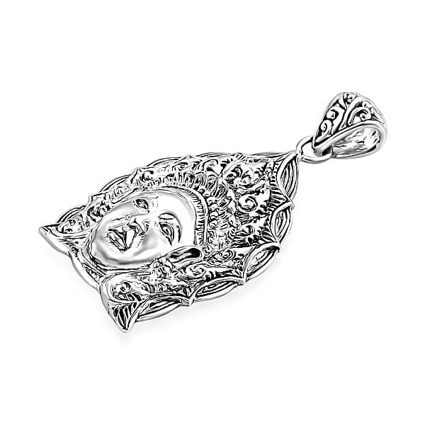 D'Joy Bali Goddess Sterling Silver Princess Pendant Without Chain 9.90 Grams