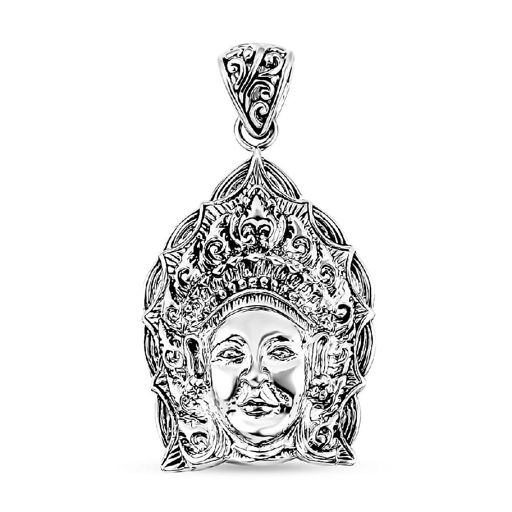 D'Joy Bali Goddess Sterling Silver Princess Pendant without Chain 9.90 Grams
