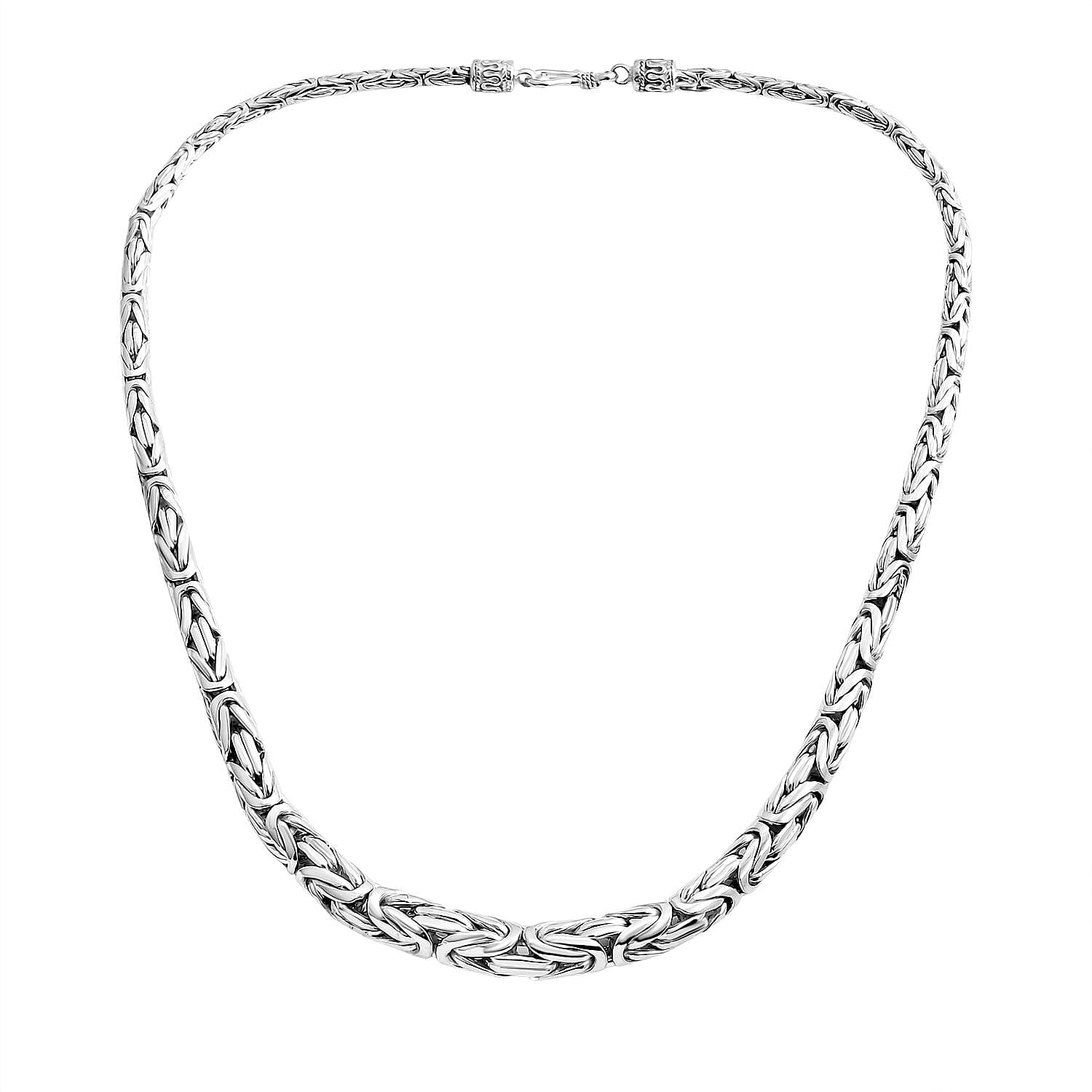 D'Joy Bali Legacy Borobudur Gradution Necklace in Sterling Silver 51.40 Grams 20 Inches