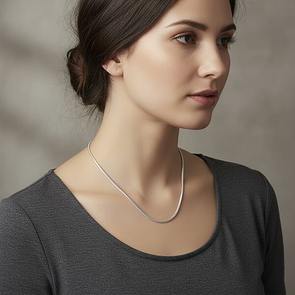 D'Joy Bali Legacy Tulang Naga Chain Necklace In Sterling Silver 29.15 Grams 36 Inches