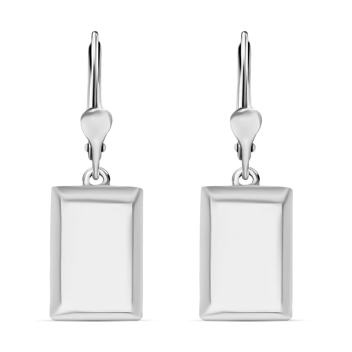 D'Joy Bar Earrings in Rhodium Over Sterling Silver 3 Grams (Del. in 10-12 Days)