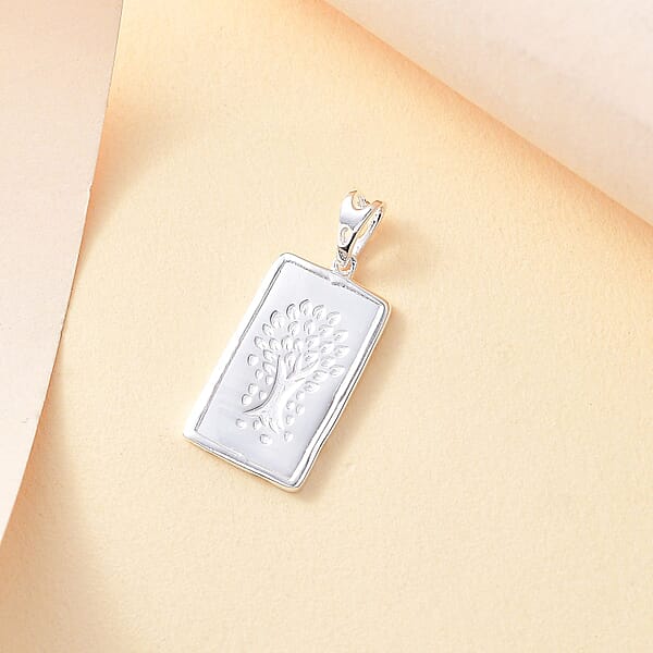 D'Joy Kalpataru Tree Pendant Without Chain In Sterling Silver 1.40 Grams (Del. In 5-7 Days)