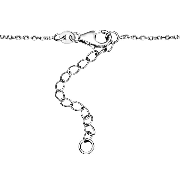 D'Joy Passport To Israel Artisan Crafted White Buffalo 42.50 Ctw Necklace In Sterling Silver 18 Inches