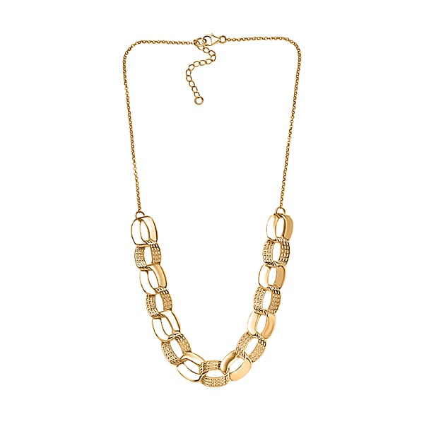 D'Joy Passport To Turkey Fancy Necklace In 18K Vermeil Yellow Gold Over Sterling Silver 19 Grams 18 Inches