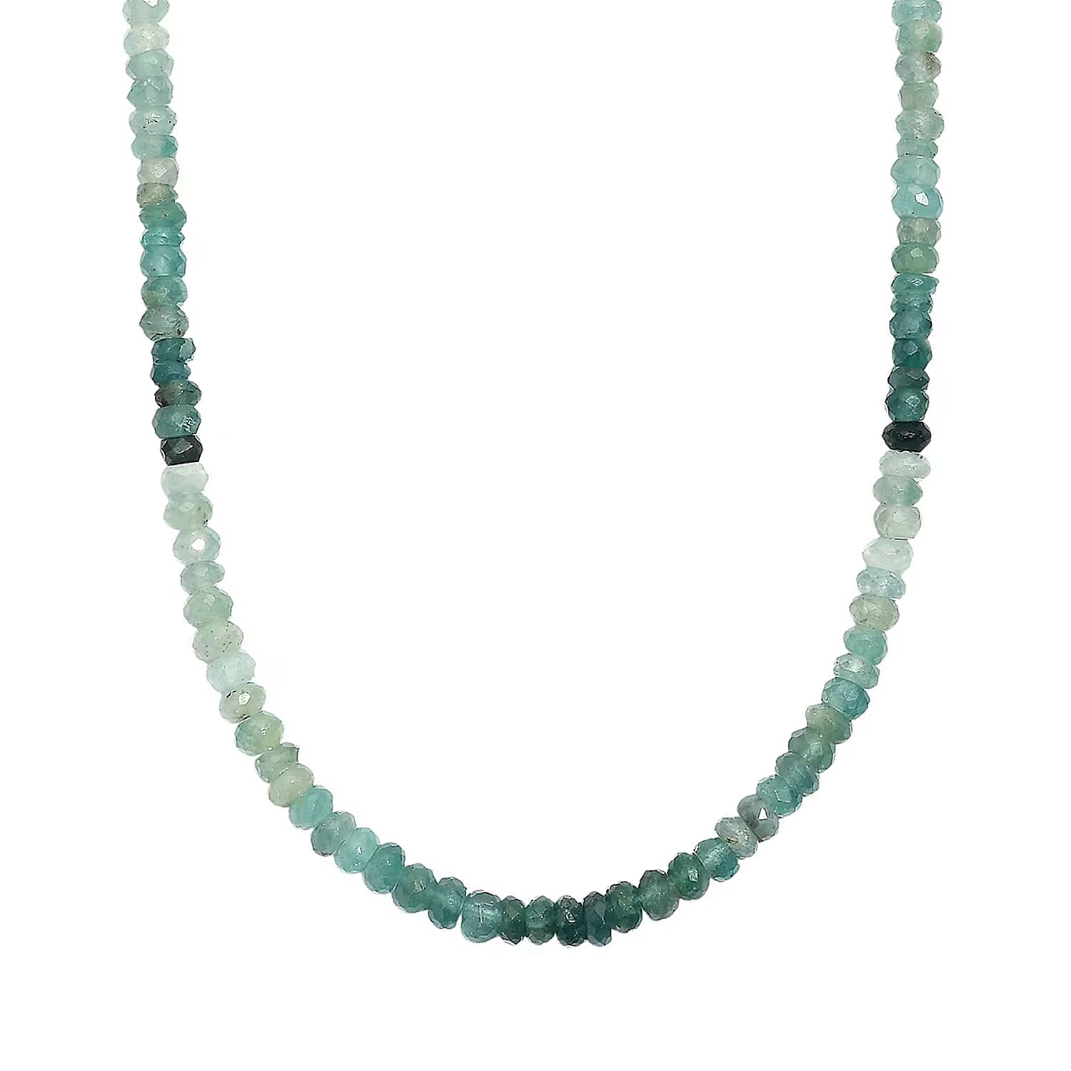 D'Joy Premium Grandidierite 58.00 ctw Beaded Necklace in 18K Vermeil Yellow Gold Over Sterling Silver 18-20 Inches