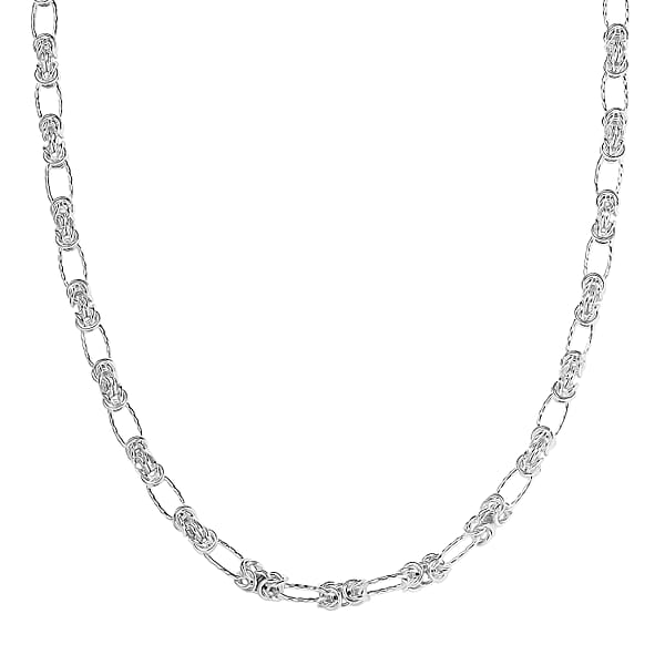 D'Joy Sterling Silver Necklace (20 Inches) (15.90 Grams)
