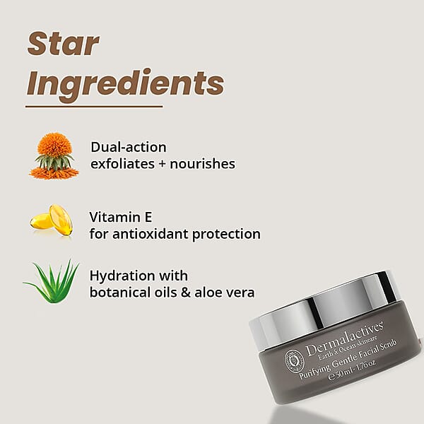 Dermalactives Purifying Gentle Facial Scrub (1.7oz)