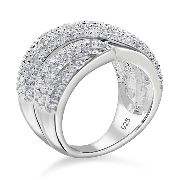Diamond I2-I3 1.00 Ctw Ring In Sterling Silver
