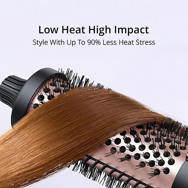 Disstar Heated Round Brush (Straightener Curler & Comb)