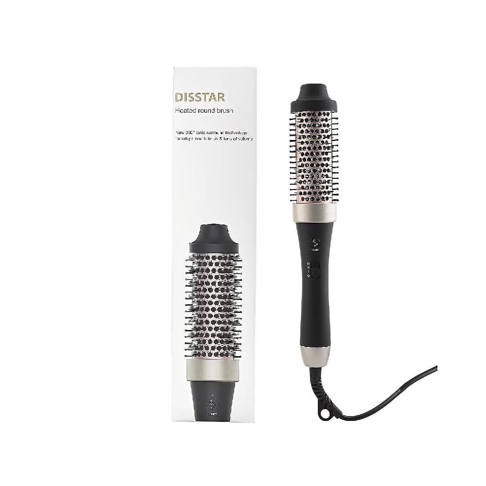 Disstar Heated Round Brush (Straightener Curler & Comb)