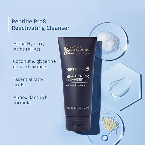 Doctors Cosmeceutical Peptide Pro8 Reactivating Cleanser (3.38oz)