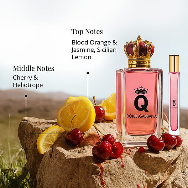 Dolce & Gabbana Queen 2pc Eau De Parfum Spary 3.3oz And 0.33oz