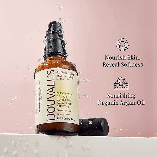 Douvall’s Argan Body Self Tanning Spray (2oz) Medium/Dark