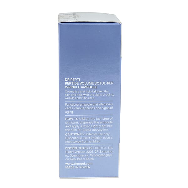 DR. PEPTI Peptide Volume Botul-Pep Wrinkle Ampoule (1.01oz) Made In Korea