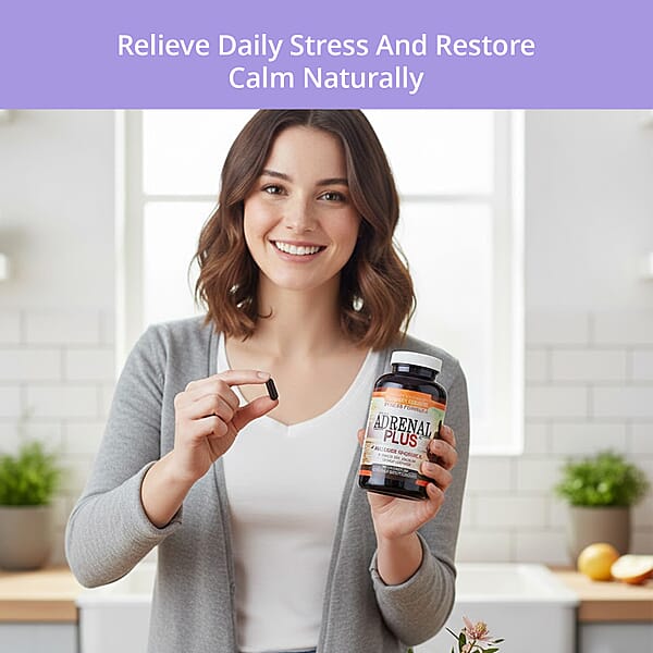 Dr. Tony Adrenal Plus (Stress & Mood Support) Dietary Supplement (90 Capsules)