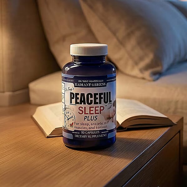 Dr. Tony Peaceful Sleep Plus (For Sleep Stiff Muscles & Tension) Dietary Supplement (90 Capsules)