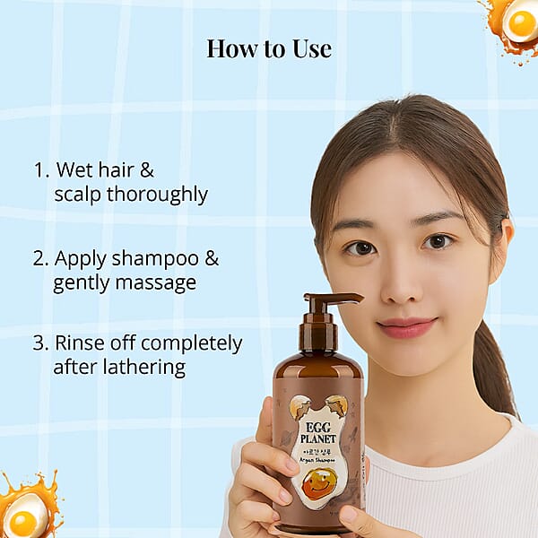 Egg Planet Argan Shampoo By Egg Planet Story (9.4oz)