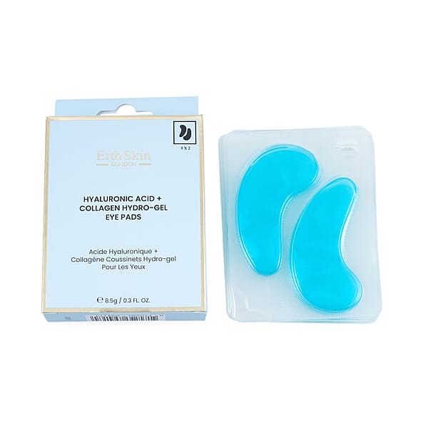 Erth Skin London Hyaluronic Acid + Collagen Hydrogel Eye Pads 5 X 2