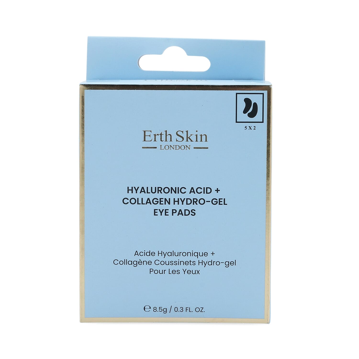 Erth Skin London Hyaluronic Acid + Collagen Hydrogel Eye Pads 5 X 2