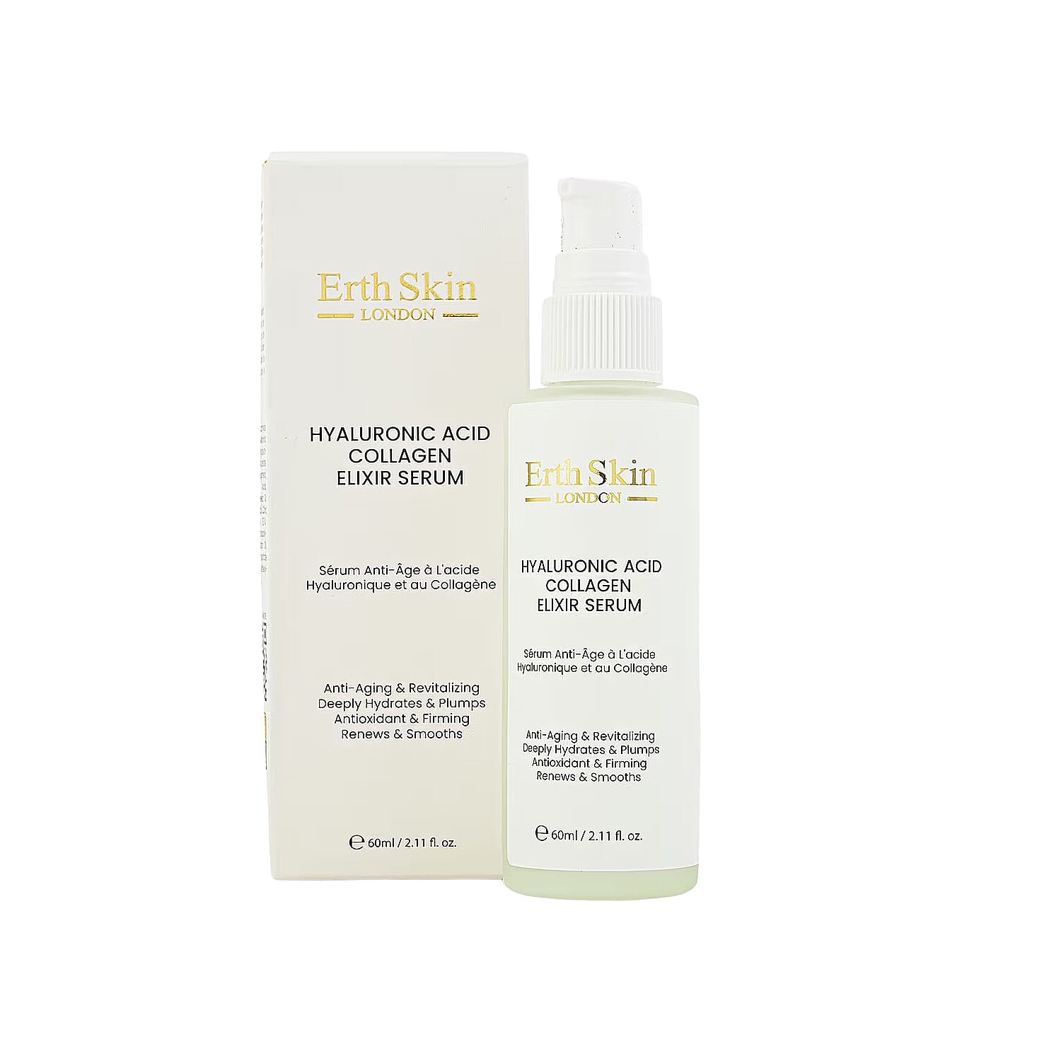 Erth Skin London Hyaluronic acid & Collagen Serum - 60ml