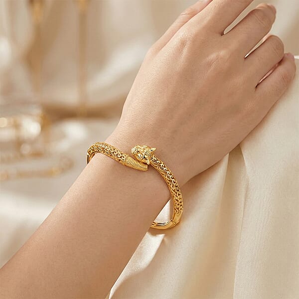 EverTrue Bronzella Collection Bangle Bracelet In 18K YG Plated Bronze (8.00 In)