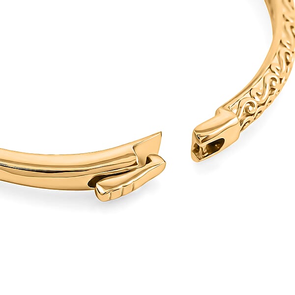 EverTrue Bronzella Collection Bangle Bracelet In 18K YG Plated Bronze (8.00 In)
