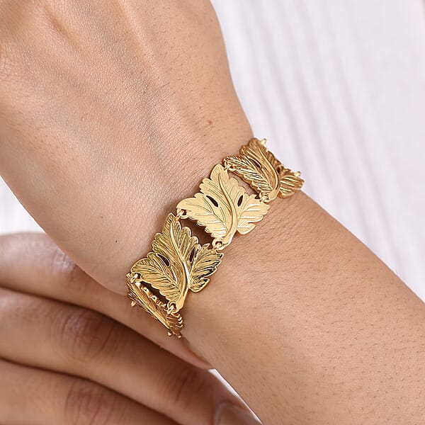 EverTrue Bronzella Collection Bracelet In 18K YG Plated Bronze (7.50 In)
