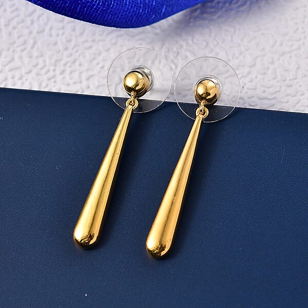 EverTrue Bronzella Collection Drop Earrings In 18K YG Plated Bronze