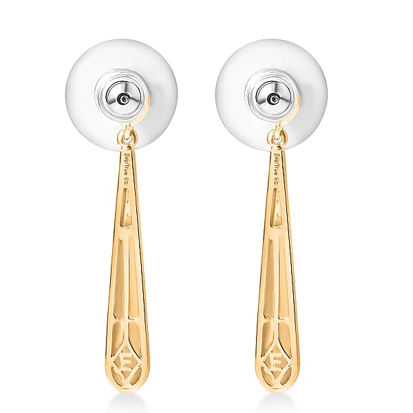 EverTrue Bronzella Collection Drop Earrings In 18K YG Plated Bronze